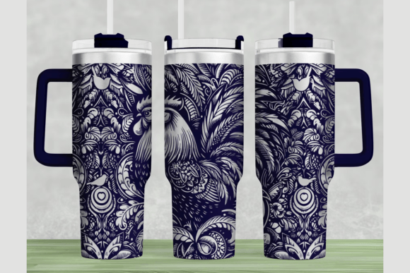 Cock 40oz Laser Tumbler Wrap SVG: Graphics for Bold Tumbler Wraps