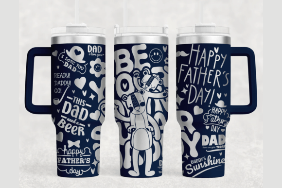 Daddy Quote 40oz Laser Tumbler Wrap SVG: Graphics for Tumbler Wraps